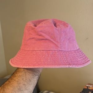 Salmon/Pink bucket hat